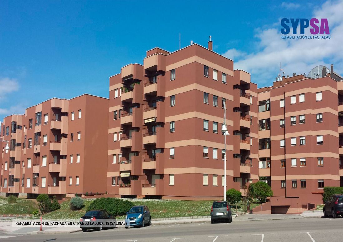 Rehabilitación de fachada en C/ pablo Laloux, 19 (Salinas)   Después