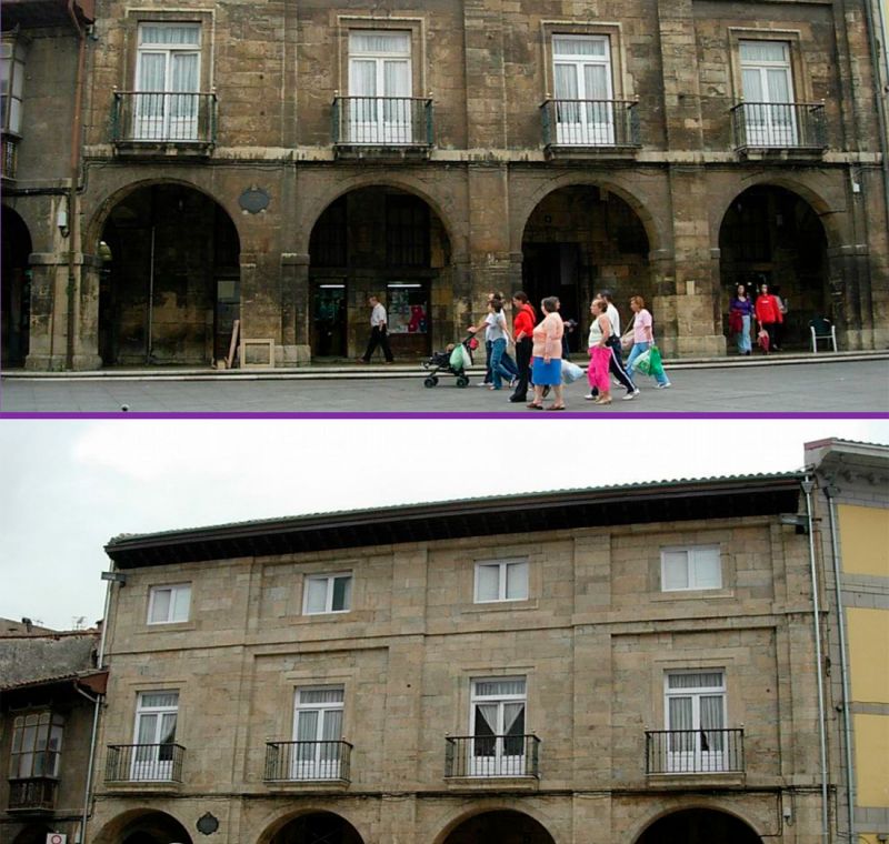 Rehabilitación de la fachada en Plaza de España, 3 (Avilés)